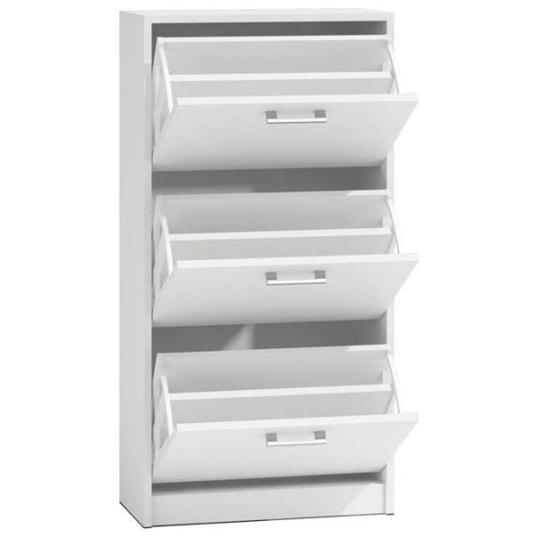 Обувной шкаф TopEshop Paula 116 x 60 x 60см /White /Белый photo 3 Обувной шкаф TopEshop Paula 116 x 60 x 60см /White /Белый photo 3