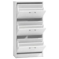Dulap pentru încălțăminte TopEshop Paula 116 x 60 x 60 /White /White photo 3