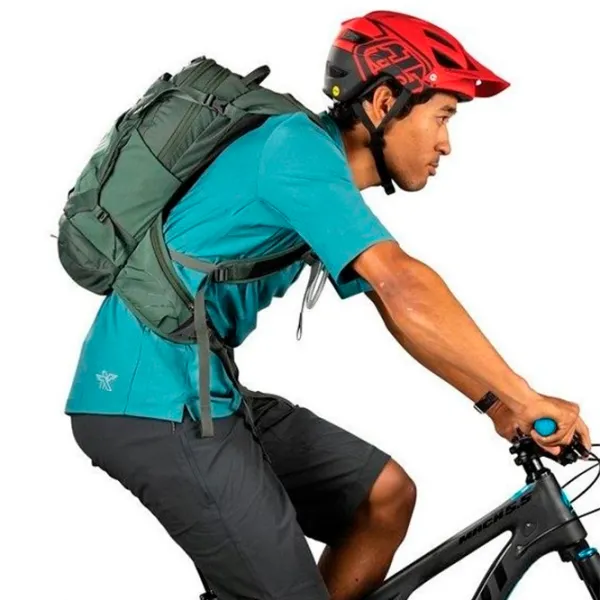 Rucsac Osprey Raptor II 14  / Black Green / 14 l photo 2