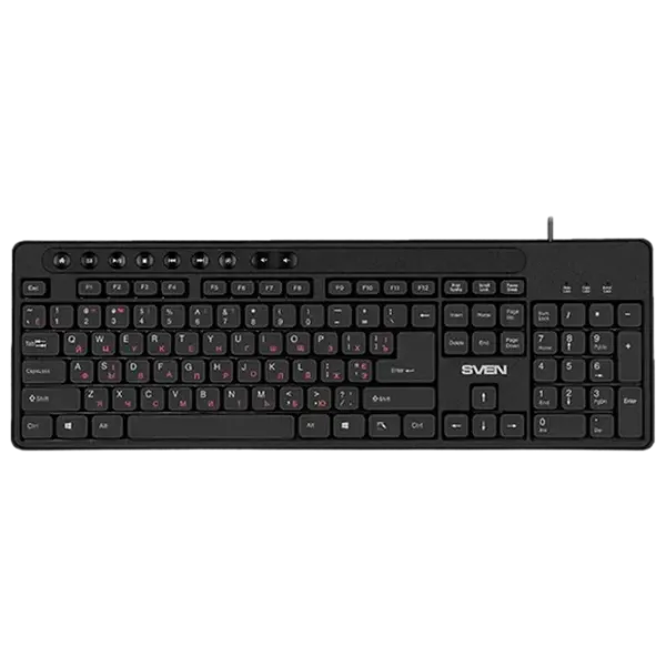 Клавиатура Sven KB-C3060 Проводная / Черный photo 1