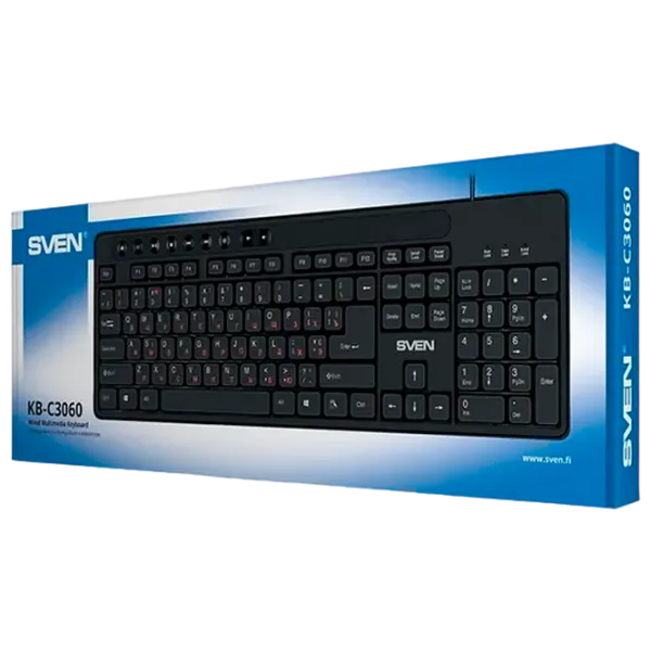 Клавиатура Sven KB-C3060 Проводная / Черный photo 4
