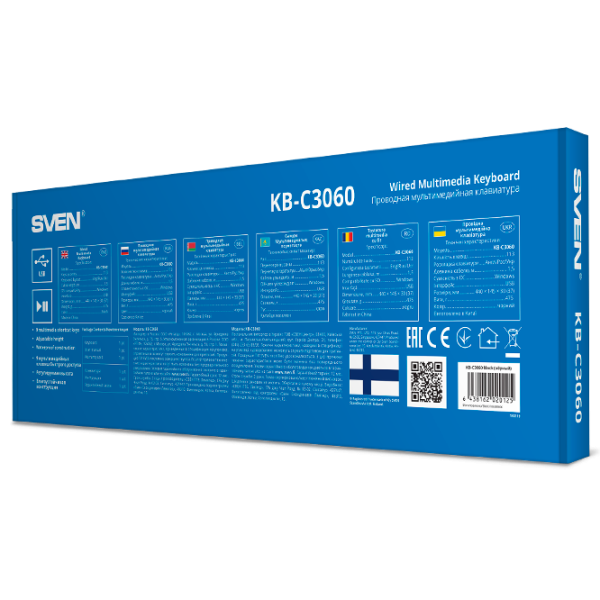 Клавиатура Sven KB-C3060 Проводная / Черный photo 5