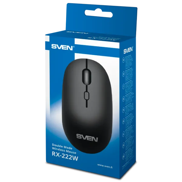 Mouse Sven RX-222W Black photo 7