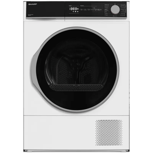 Mașină de uscat rufe SHARP KDNHH0S7GW21EE 10 kg/ White photo 1