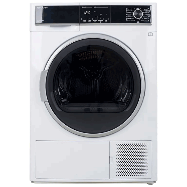 Сушильная машина SHARP KDHHH8S8GW3EE 8 кг/ Белый photo 1