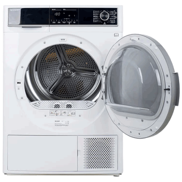 Сушильная машина SHARP KDHHH8S8GW3EE 8 кг/ Белый photo 4