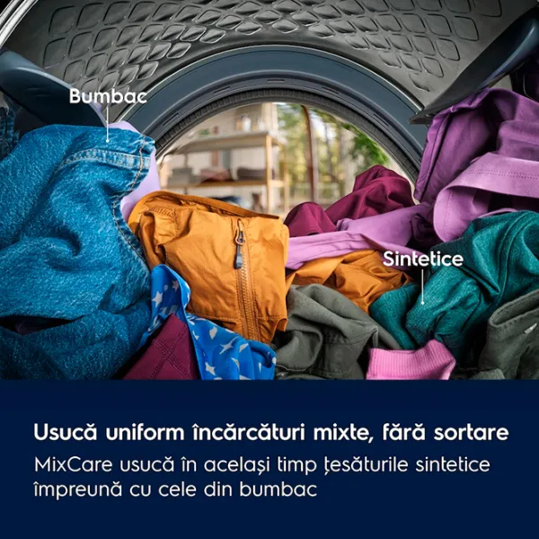 Mașină de uscat rufe Electrolux EW8D495MC 9 kg/ White photo 5
