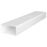 Вентиляционный канал ЭРА 612ВП  Пластик / Белый