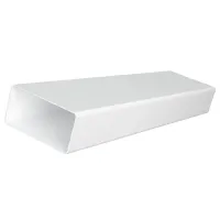 Вентиляционный канал ЭРА 612ВП2  Пластик / Белый