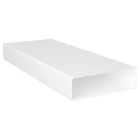 Вентиляционный канал ЭРА 620ВП2  Пластик / Белый