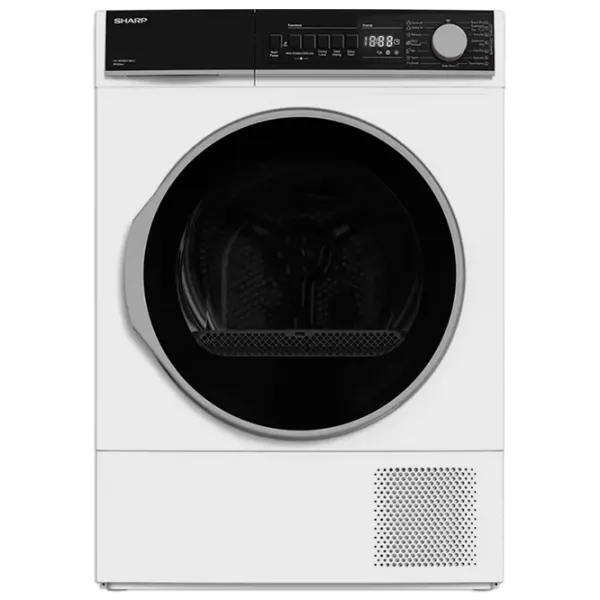 Mașină de uscat rufe SHARP KDNHB8S7GW21EE 8 kg/ White photo 1