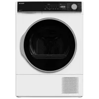 Сушильная машина SHARP KDNHB8S7GW21EE 8 кг/ Белый