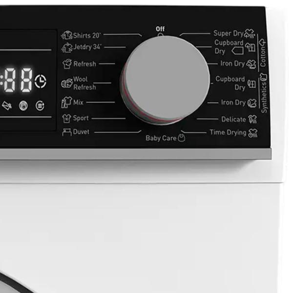 Mașină de uscat rufe SHARP KDNHB8S7GW21EE 8 kg/ White photo 5