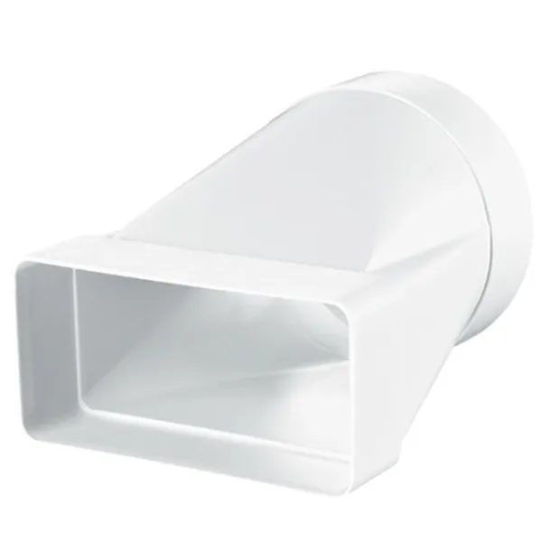 Conector de aeroduct Ventika KP60-3  Plastic / White photo 1