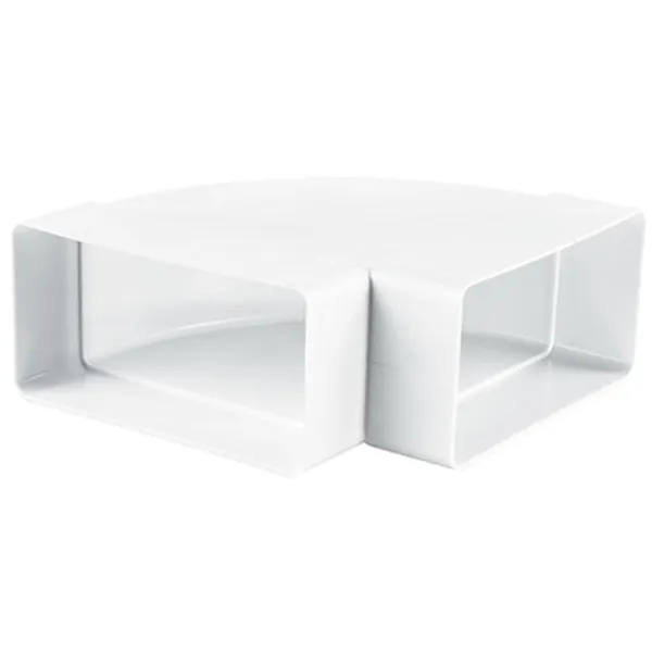 Conector de aeroduct Ventika KP55-4  Plastic / White photo 1