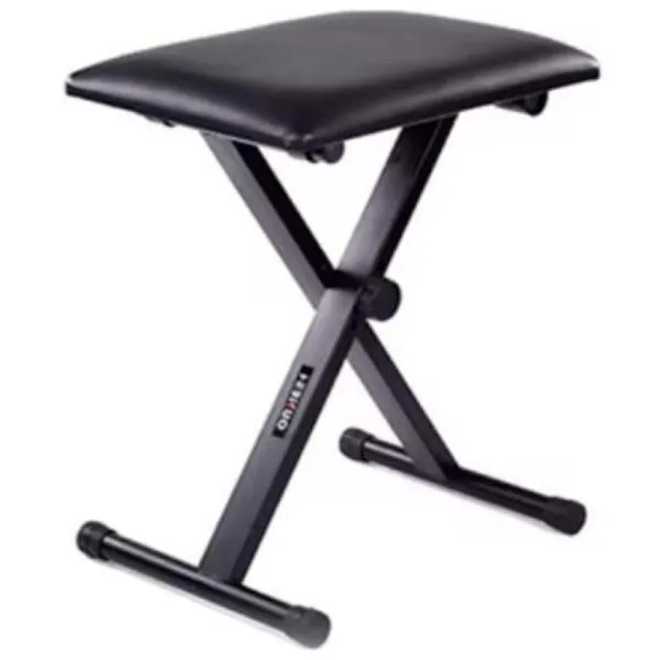 Scaun pentru pian Hebikuo Orga Q-90 Piele artificială / Black photo 3