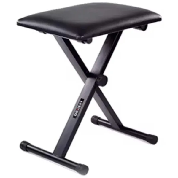 Scaun pentru pian Hebikuo Orga Q-90B Piele artificială / Black photo 1