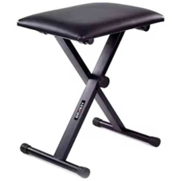 Scaun pentru pian Hebikuo Orga Q-90B Piele artificială / Black photo 1