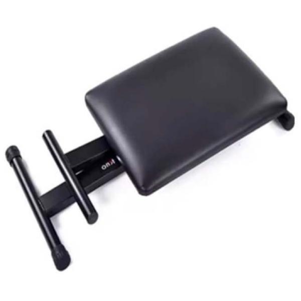 Scaun pentru pian Hebikuo Orga Q-90B Piele artificială / Black photo 2