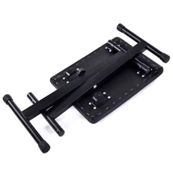 Scaun pentru pian Hebikuo Orga Q-90B Piele artificială / Black photo 4