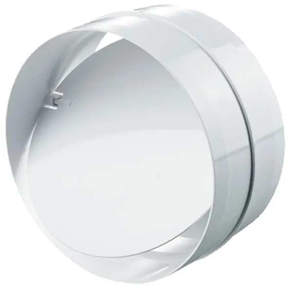 Conector de aeroduct Ventika KO150-22  Plastic / White photo 1