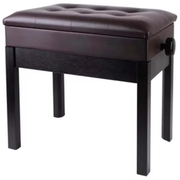 Scaun pentru pian Hebikuo BA-222 CF Piele artificială / Brown photo 1