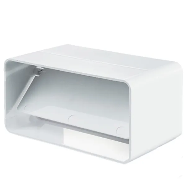 Conector de aeroduct Ventika KO55-2  Plastic / White photo 1