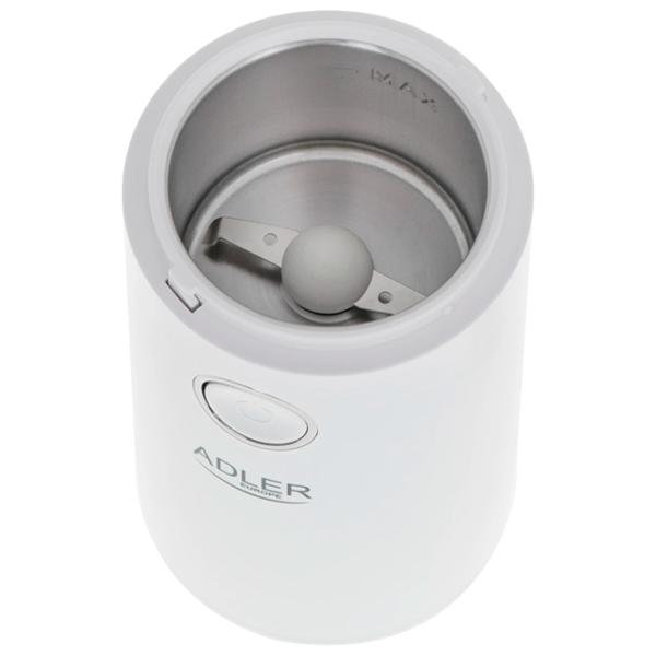 Râșniță de cafea Adler AD-4446WS Cuțit rotativ / 75 g / White photo 2
