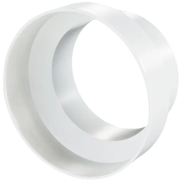 Conector de aeroduct Ventika RD119  Plastic / White photo 1