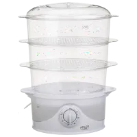 Пароварка Adler AD-633 800 Вт / Белый