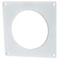 Conector de aeroduct Ventika KO100-K  Plastic / White