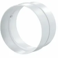 Conector de aeroduct Ventika KO100-2  Plastic / White