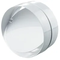 Соединитель воздуховода Ventika KO100-22  Пластик / Белый