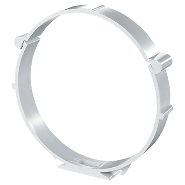 Conector de aeroduct Ventika KO125-7  Plastic / White photo 1