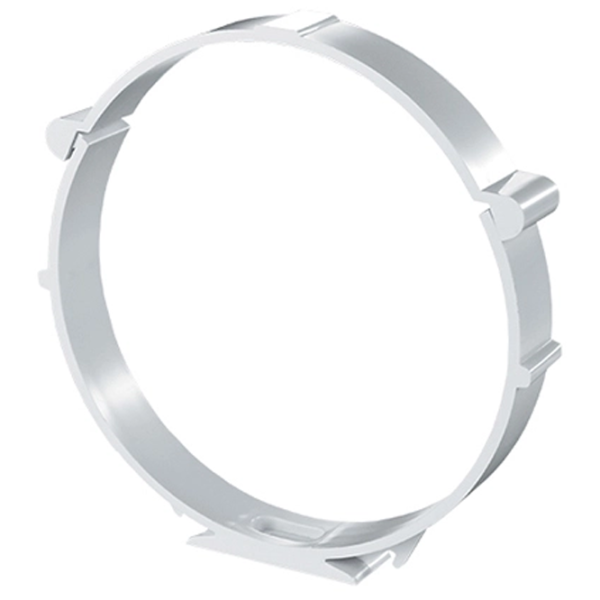 Conector de aeroduct Ventika KO125-7  Plastic / White photo 1