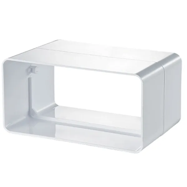 Conector de aeroduct Ventika KP60-2  Plastic / White photo 1