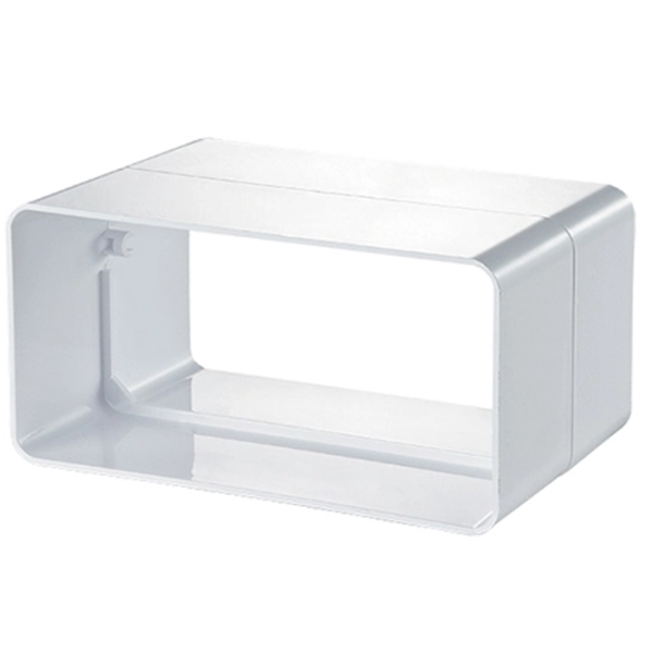 Conector de aeroduct Ventika KP60-2  Plastic / White photo 1