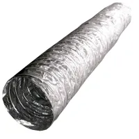 Conductă flexibilă de aer ERA AF160  Folie polimerică / Silver