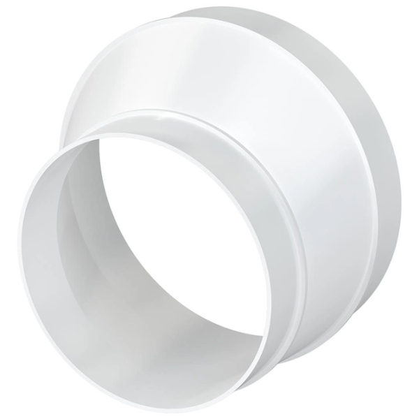 Conector de aeroduct ERA 1012,5РЭП  Plastic / White photo 1
