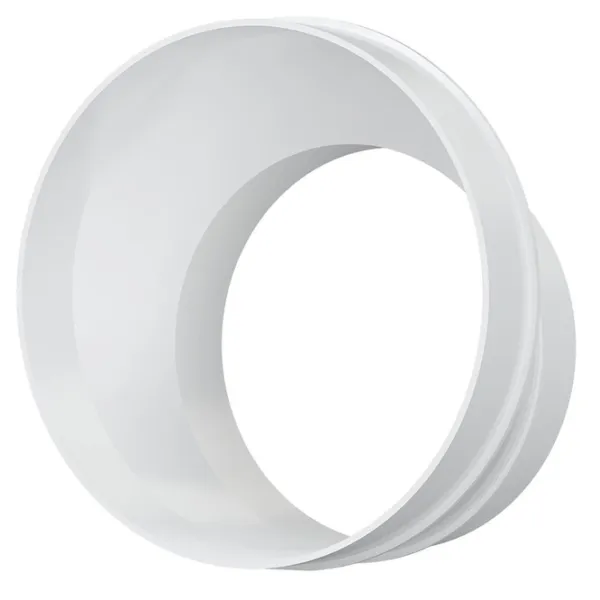 Conector de aeroduct ERA 1012,5РЭП  Plastic / White photo 2