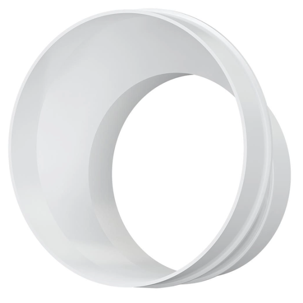 Conector de aeroduct ERA 1012,5РЭП  Plastic / White photo 2