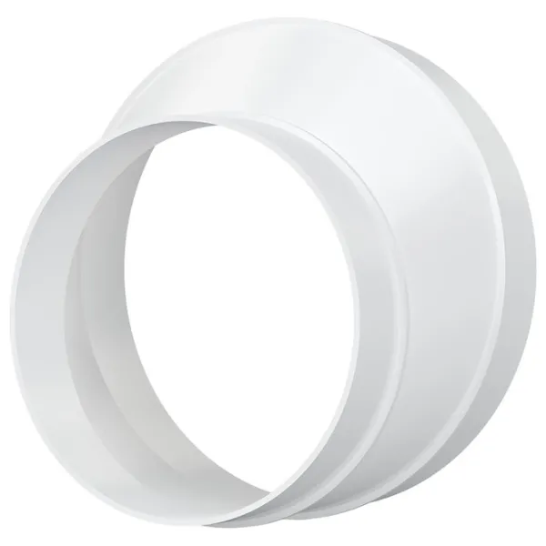 Conector de aeroduct ERA 1012,5РЭП  Plastic / White photo 3