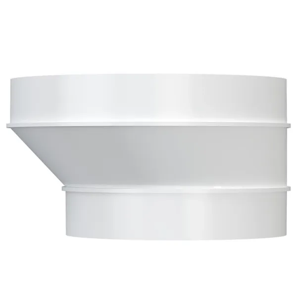 Conector de aeroduct ERA 1012,5РЭП  Plastic / White photo 4