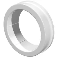 Соединитель воздуховода ЭРА 1012,5РП  Пластик / Белый