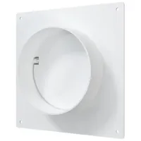 Соединитель воздуховода ЭРА 10SKNPO  Пластик / Белый