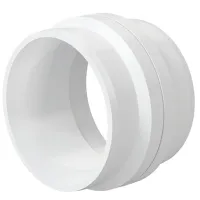 Соединитель воздуховода ЭРА 10CC  Пластик / Белый