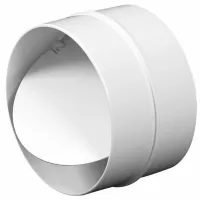 Соединитель воздуховода Awenta KO150-22  Пластик / Белый