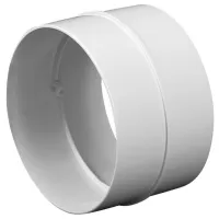 Соединитель воздуховода Awenta KO150-21  Пластик / Белый