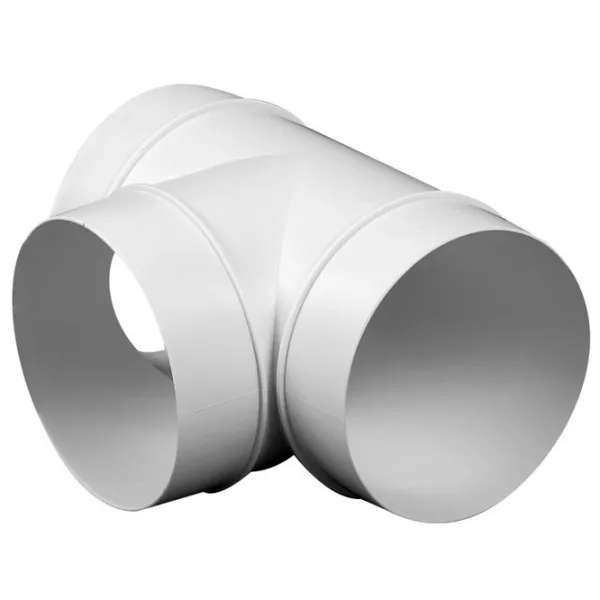 Conector de aeroduct Awenta KO125-26  Plastic / White photo 1