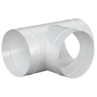 Conector de aeroduct ERA 12ТМ  Metal / White